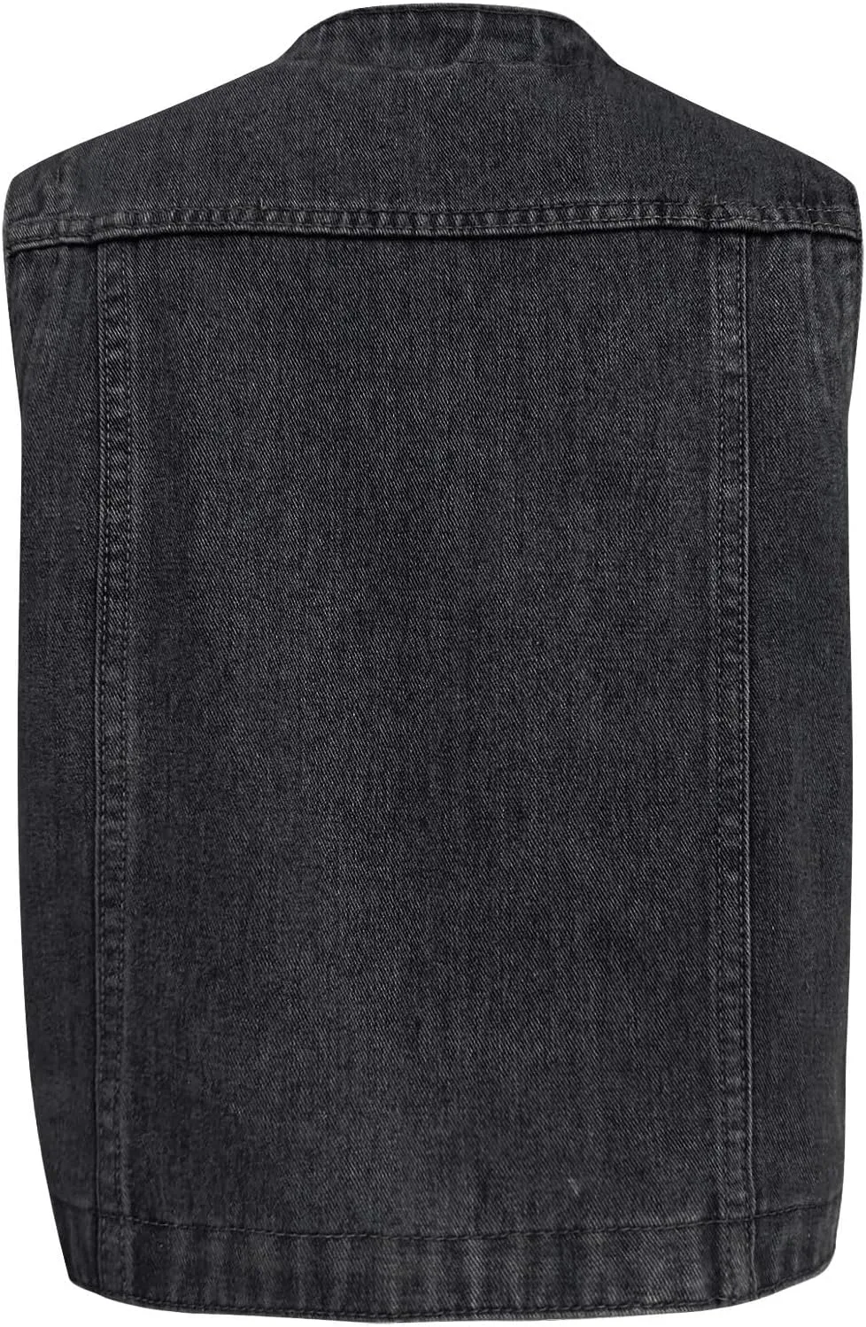 Denim Vest Top for Women Y2k Western Cowgirl Sleeveless V Neck Waistcoat Jacket Button Down Casual Jean Crop Top 2025