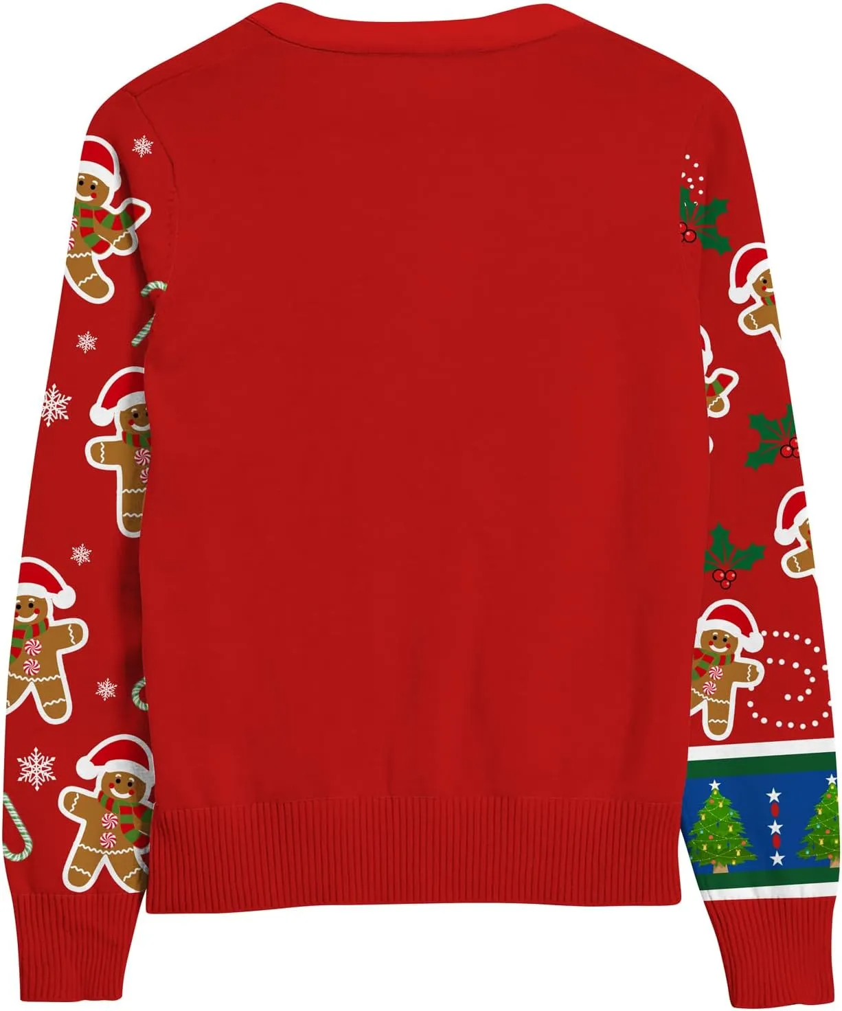 Goodstoworld Women Ugly Christmas Cardigan Sweater Long Sleeve Button Down Cozy V Neck Sweater Soft Knitwear